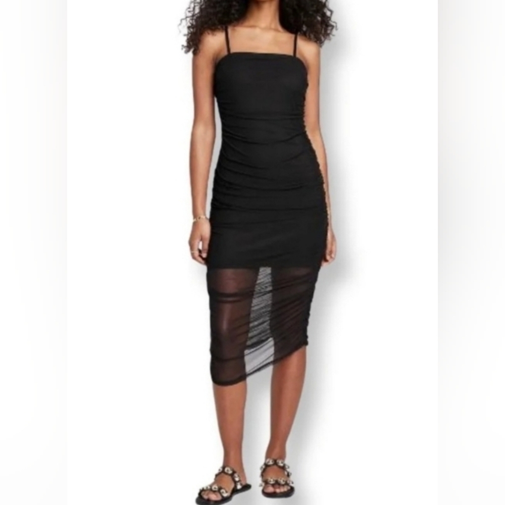 Mesh Midi Dress